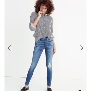 Madewell 9" High-Rise Skinny Jeans - Allegra Wash